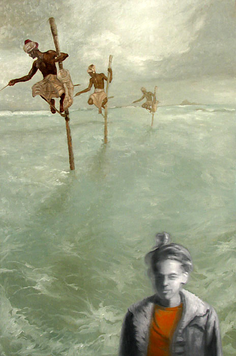 fish me out – oil on canvas – 36 x 54 inch