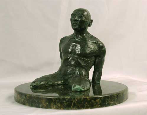 L' Uomo Dell' Acqua, a bronze sculpture