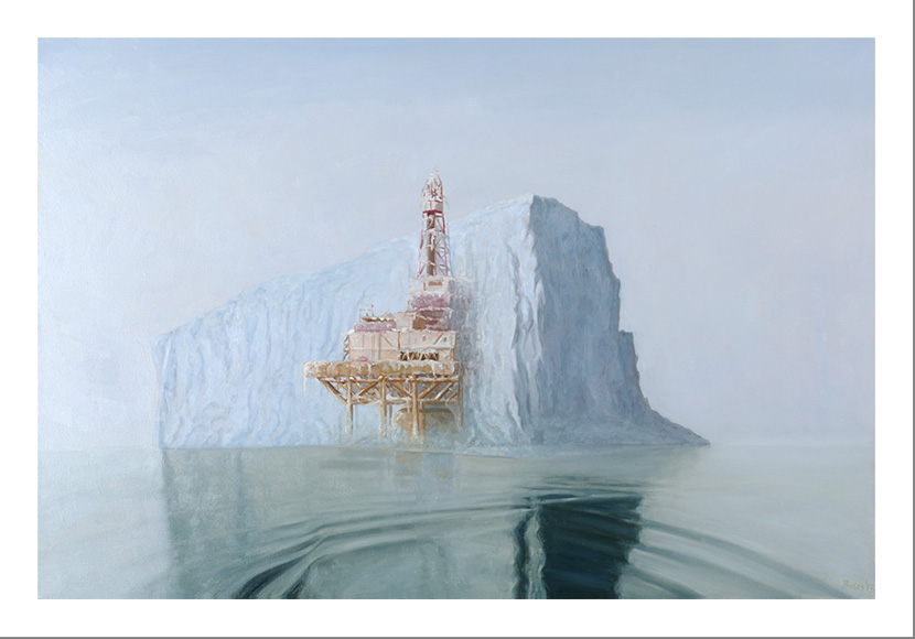 offshore iceberg - 24 x 36 - limited edition print