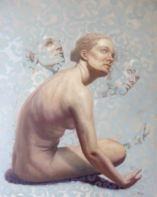 past, present and future – oil on linen
