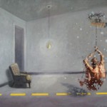 figurative paintings, the room in me - oil on linen